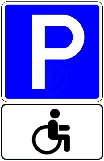Знаки парковки для инвалидов